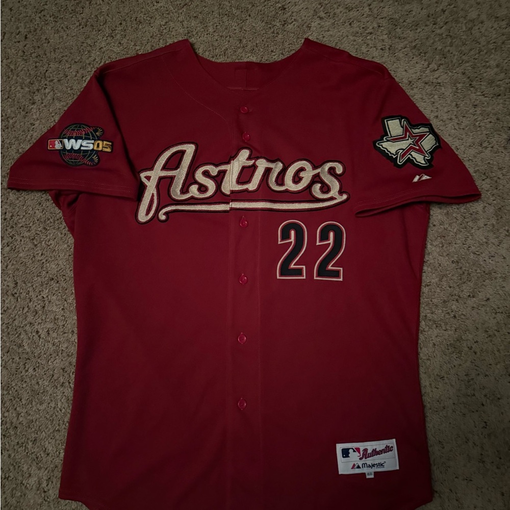 Houston Astros Roger Clemens Authentic 2005 World Series Jersey
